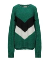 Plan C Sweater In Emerald Green