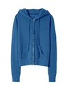 Nili Lotan Callie Zip Up Hoodie In Vintage Blue