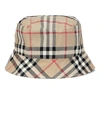 BURBERRY BABY VINTAGE CHECK COTTON BUCKET HAT,P00492929