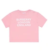 BURBERRY BABY LOGO棉质T恤,P00492934