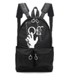 OFF-WHITE HAND PAINTERS LOGO BACKPACK,P00483202