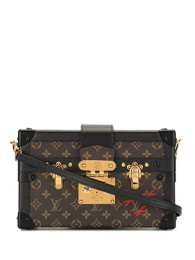 Pre-owned Louis Vuitton Malle 小号手拿包 In Brown