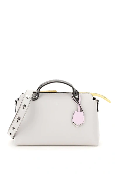 Fendi By The Way Medium Handbag In Grey,yellow,purple