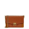 GIVENCHY GV3 BROWN LEATHER WALLET-ON-CHAIN,3357081