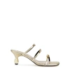 YUUL YIE GRACE 75 GOLD LEATHER SANDALS,3224250