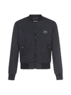 DOLCE & GABBANA DOLCE & GABBANA LOGO PATCH BOMBER JACKET