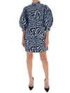 GANNI GANNI PRINTED POPLIN DRESS