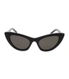 SAINT LAURENT Lily Black Cat-Eye Sunglasses