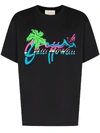 GUCCI HAWAII LOGO-PRINT T-SHIRT