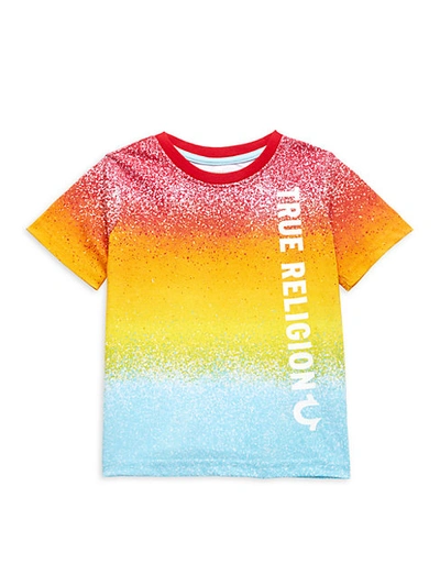 True Religion Kids' Little Boy's Rainbow T-shirt In Multi