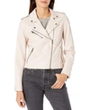 Levi's Women's Faux-leather Moto Jacket In Peach Blush