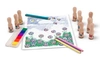 Melissa & Doug Deluxe Happy Handle Stamp Set