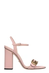 GUCCI SANDALS IN ROSE-PINK LEATHER,11413755