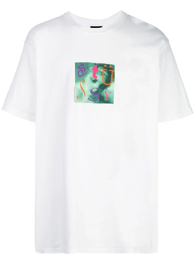 Stussy Venus Square Oversized T-shirt In White
