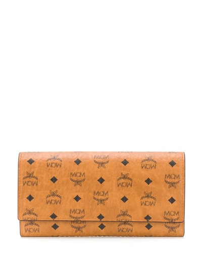 MCM VISETOS-PRINT LEATHER WALLET