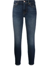 7 FOR ALL MANKIND ROXANNE MID-RISE SKINNY JEANS