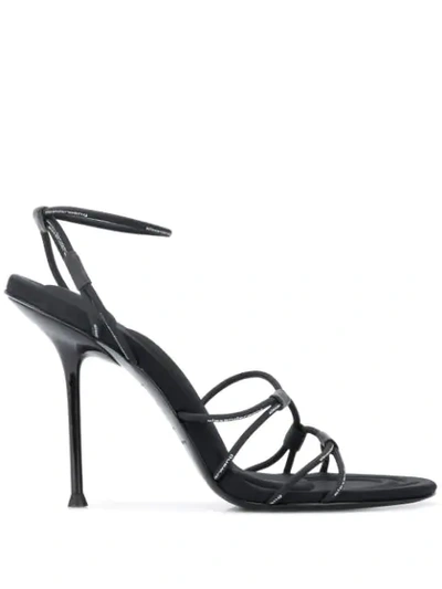 Alexander Wang Women's Sienna Strappy High Heel Sandals In Black