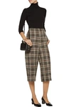 VALENTINO CROPPED WOOL-BLEND TWEED WIDE-LEG PANTS,3074457345617515098