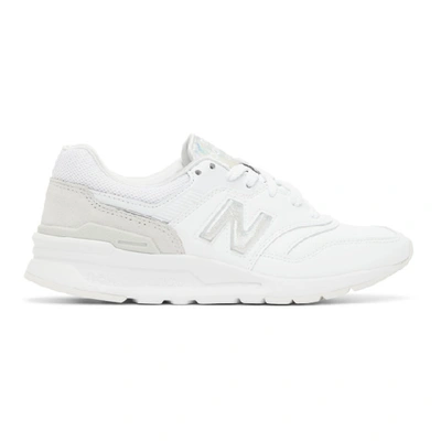 New Balance 997h Sneakers In White And Iridescent