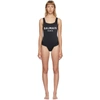 BALMAIN BLACK CROSS BACK ONE-PIECE SWIM SUIT