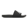 ADIDAS ORIGINALS ADIDAS ORIGINALS BLACK AND WHITE ADILETTE COMFORT SLIDES