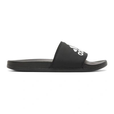 Adidas Originals Men's Adidas Adilette Comfort Slides In Black/white/black