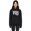 ALEXANDER WANG ALEXANDER WANG BLACK MONEY LOGO HOODIE