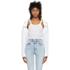 ALEXANDER WANG WHITE BOLERO SHIRT