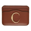 CHLOÉ BROWN 'CHLOÉ C' CARD HOLDER