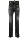 DSQUARED2 CRYSTAL EMBELLISHED SLIM-FIT JEANS