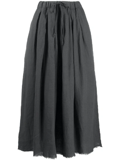 Kristensen Du Nord Relaxed A-line Skirt In Grey