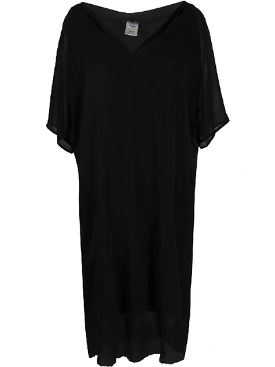 Kristensen Du Nord Relaxed Tunic Dress In Black