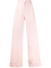 RAG & BONE HIGH-WAISTED WIDE LEG TROUSERS