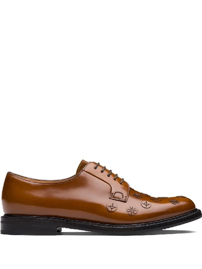 Church's Shannon Blossom Derby Shoes In Brown