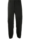 NEIL BARRETT CROPPED MID-RISE TAILORED TROUSERS