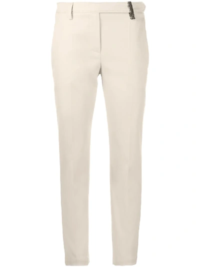 Pre-owned Brunello Cucinelli Slim Fit Chinos In Neutrals