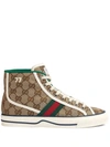 GUCCI GG TENNIS 1977系列高帮板鞋