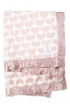 LITTLE GIRAFFE LUXE™ HEART ARMY FAUX FUR BABY BLANKET,LXHABKT