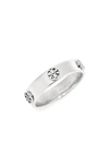 Tory Burch Miller Stud Ring In Tory Silver