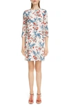 ERDEM EMMA FLORAL PRINT SILK SHIFT DRESS,PF20-20292BBC