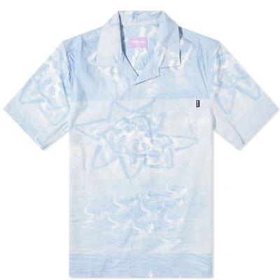 Alltimers Sync Up Button Up Shirt In Blue