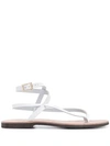 P.A.R.O.S.H TANY ANKLE-STRAP SANDALS