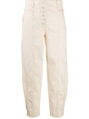 ULLA JOHNSON BRODIE HIGH-RISE TAPERED JEANS