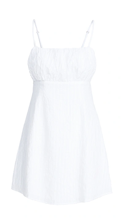 Minkpink Heart String Mini Dress In White