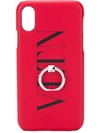 Valentino Vltn Rockstud Iphone X Max Case In Red