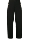 VERSACE CROPPED WIDE-LEG TROUSERS