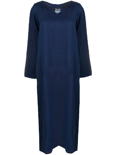 Kristensen Du Nord Midi Tunic Dress In Blue