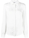 MOSCHINO JACQUARD-WOVEN SHIRT