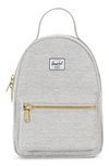 Herschel Supply Co . Mini Nova Backpack In Light Grey Crosshatch