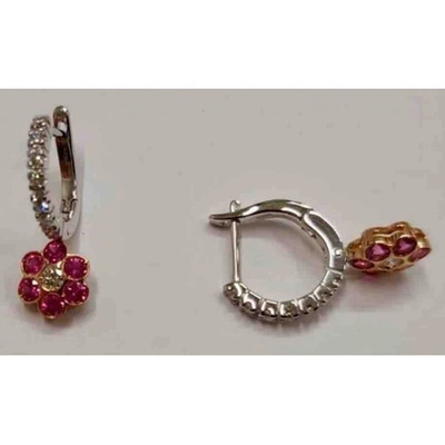 Pre-owned Damiani Multicolour White Gold Earrings